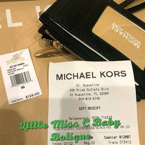 michael kors de return items|Michael Kors gift receipt.